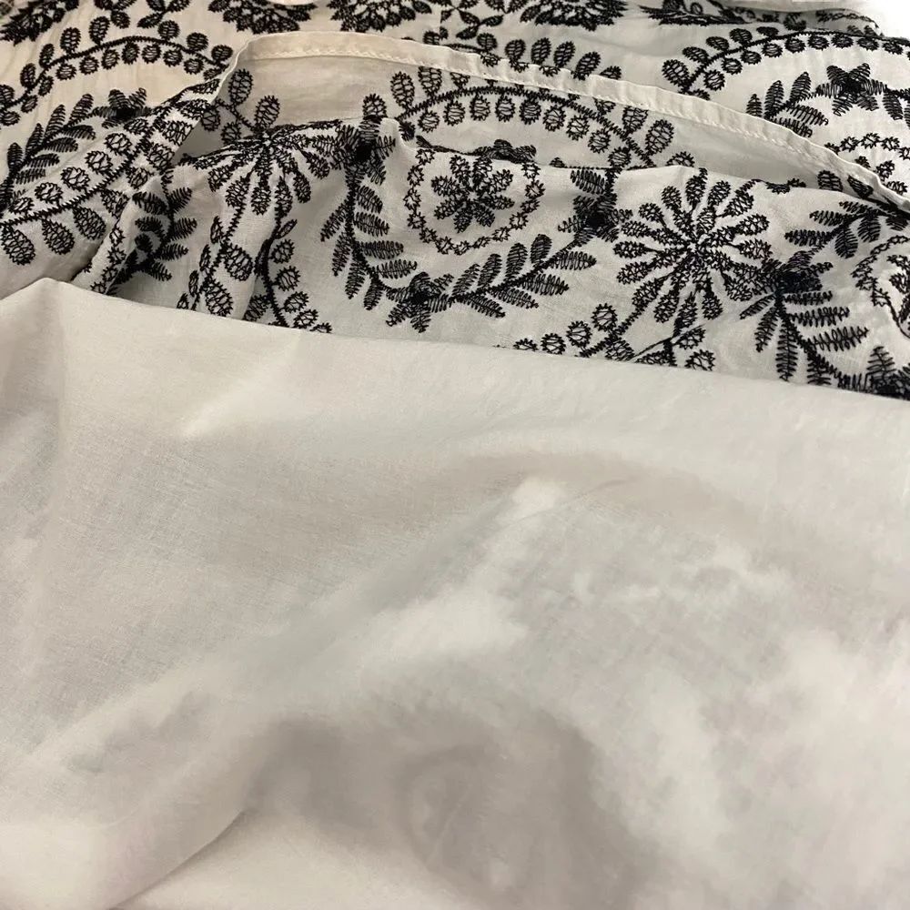 Sam Edelman Embroidered Shift Dress Size 6 - Picture 7 of 12